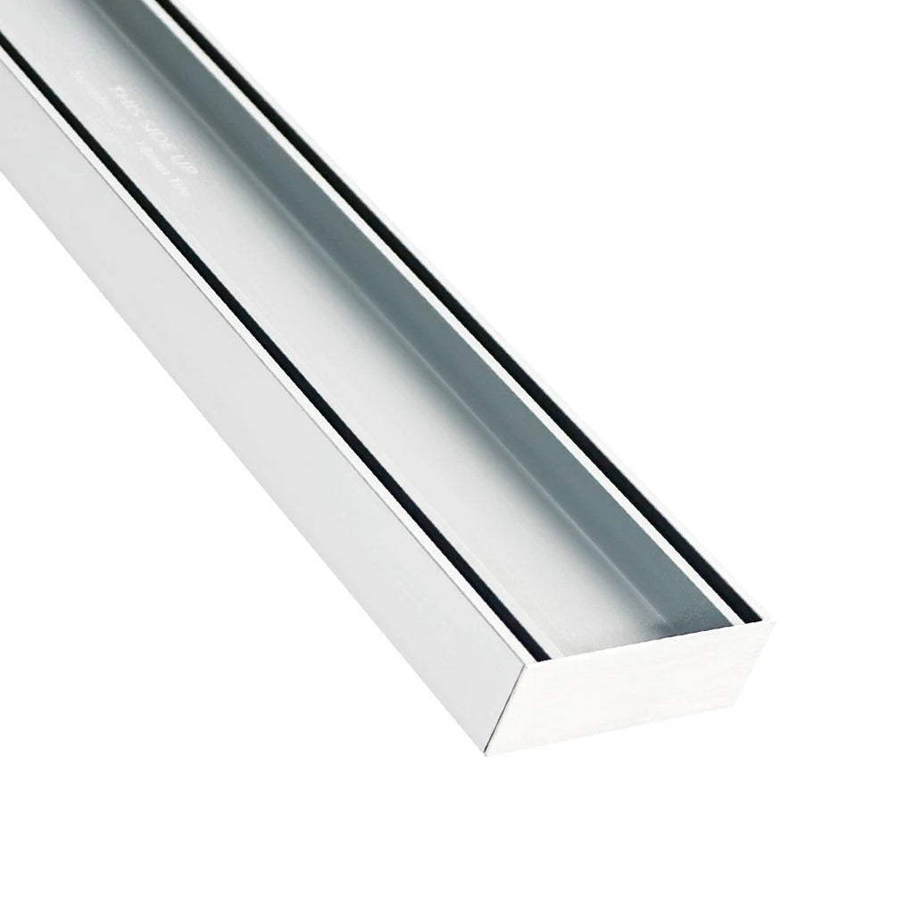 Lauxes Grates Silver Tile InsertPlus (TIP35-S) Drain Grate 35mm x 100mm x 700mm