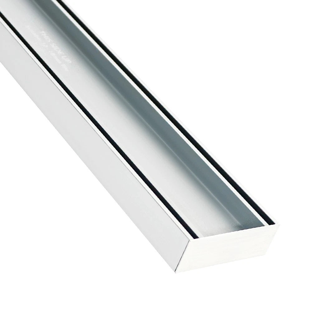 Lauxes Grates Silver Tile InsertPlus (TIP35-S) Drain Grate 35mm x 100mm x 5600mm